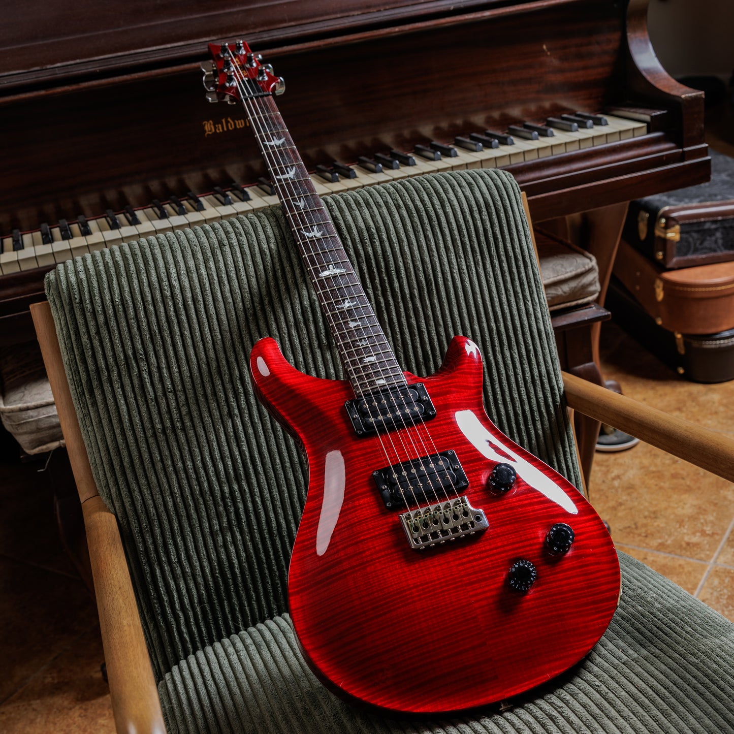 PRS Custom 24 10-Top 1993 - Scarlet Red