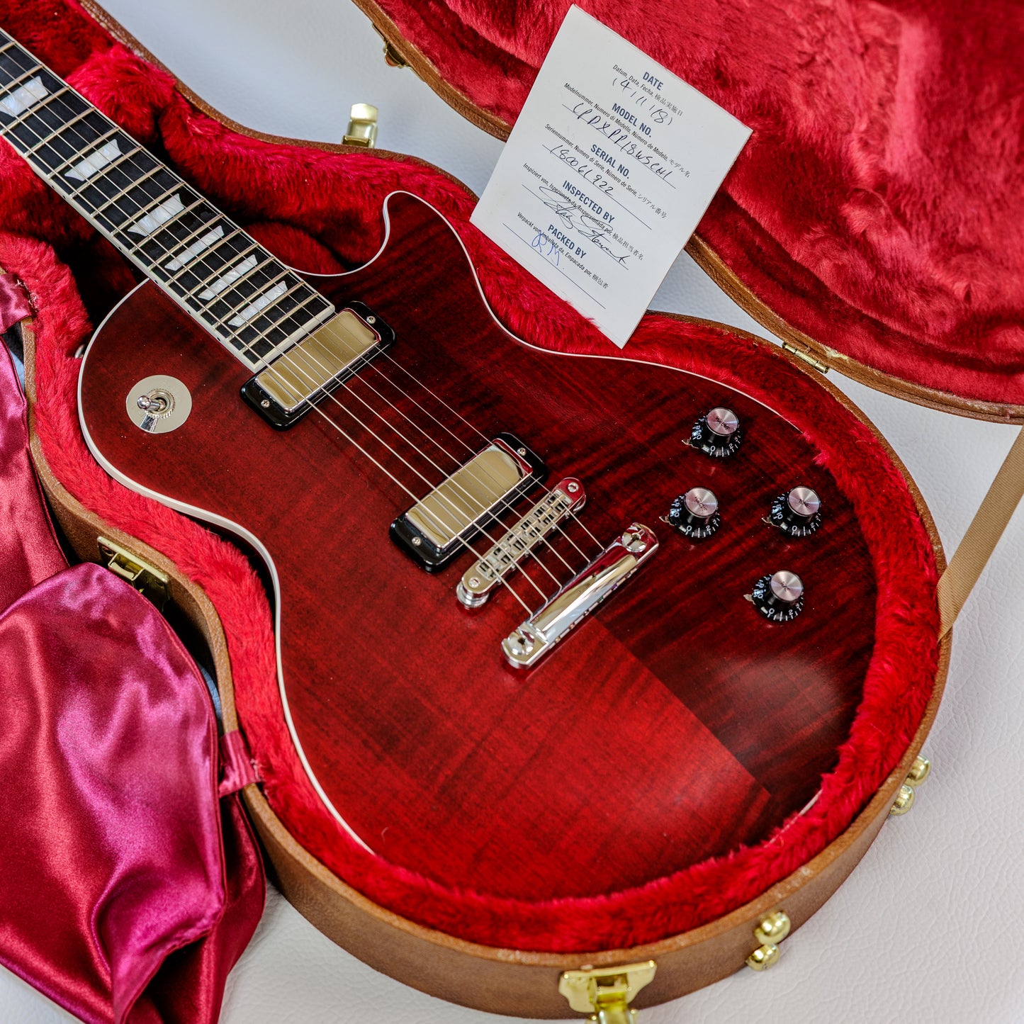 Gibson Les Paul Deluxe Player Plus 2018 - Wine Red Vintage