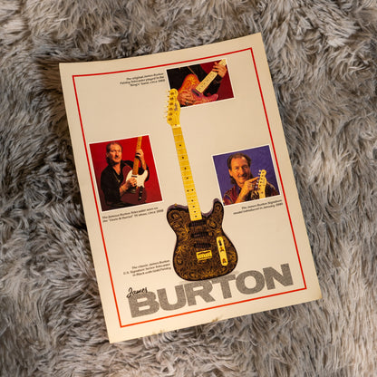 Fender James Burton US Signature Telecaster 1990 - 2006 - Black with Gold Paisley