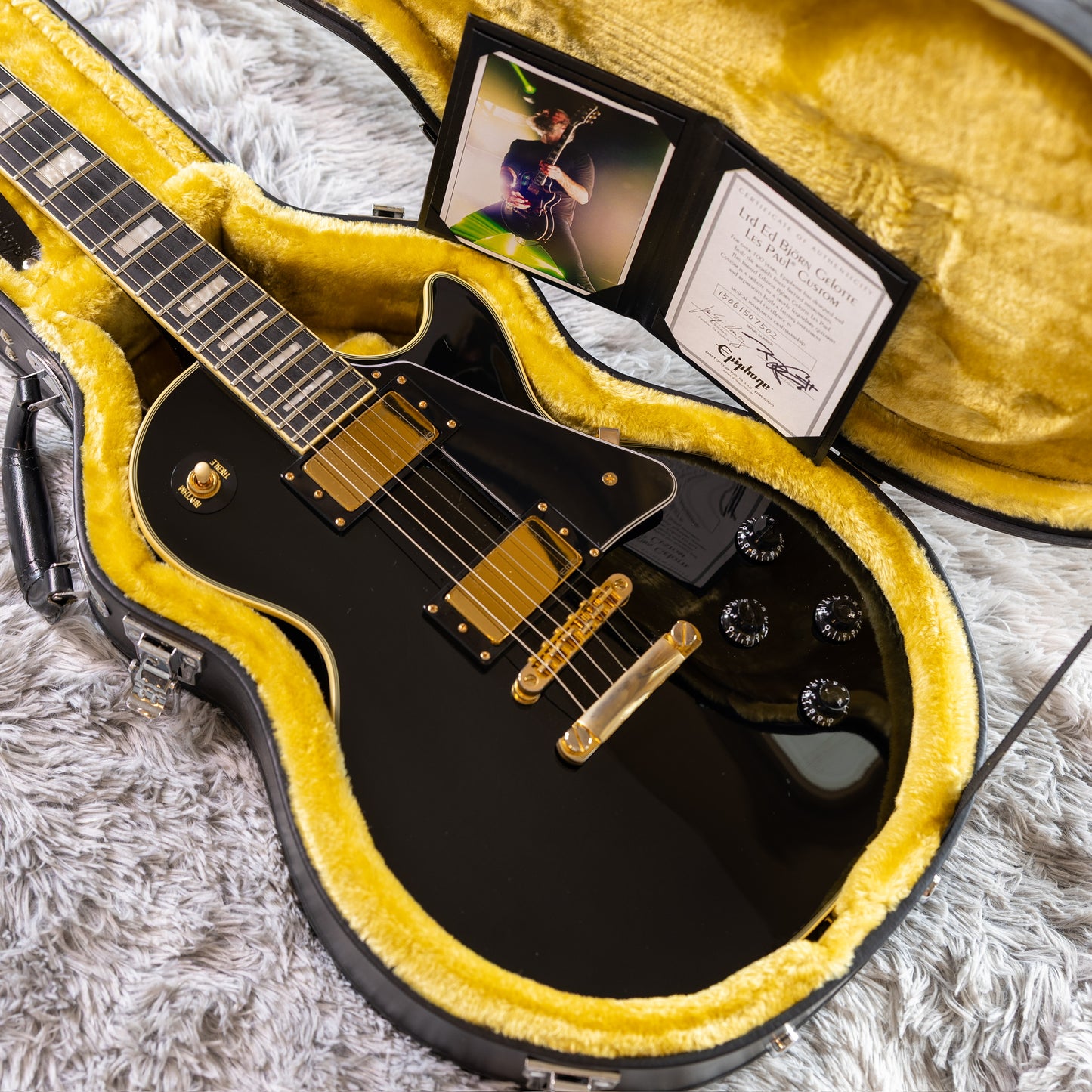 Epiphone Bjorn Gelotte Signature "Jotun" Les Paul Custom 2016 - 2019 - Ebony