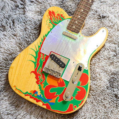 Fender Artist Series Jimmy Page Telecaster with Rosewood Fretboard 2019 - Natural with Dragon Graphic