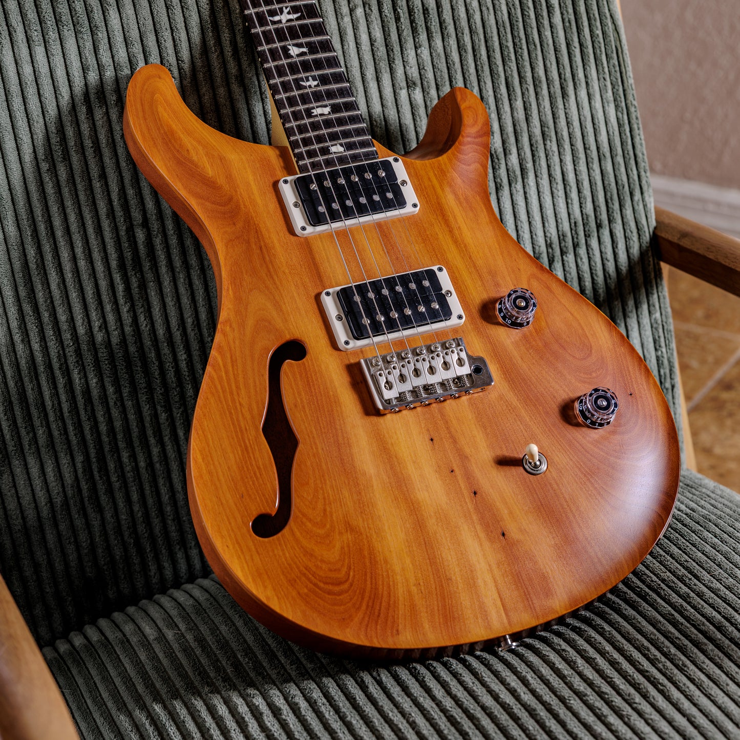 PRS Reclaimed Limited Peroba Rosa CE 24 Semi-Hollow 2017 - Natural