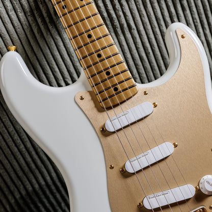 Fender Custom Shop 1959 Stratocaster NOS Olympic White / HLE Gold Lace Sensors