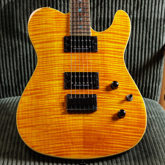 Fender Special Edition Custom Telecaster FMT HH with Laurel Fretboard 2019 - Present - Amber