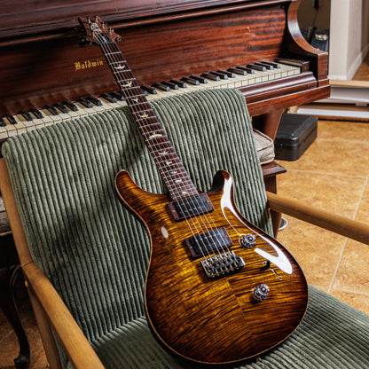 PRS Custom 24 Wood Library Black Gold Burst