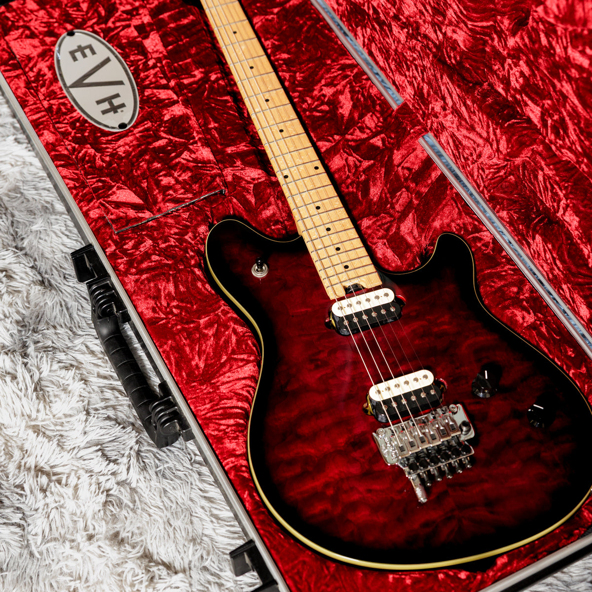 EVH Wolfgang WG Special QM with Birds-Eye Maple Neck 2013 - Sangria