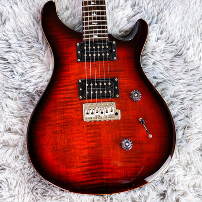 PRS SE Custom 24 2022 - Fire Red Burst