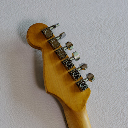 1998 Fender Standard Stratocaster – Black Maple Neck | Upgraded Pickguard | MIM