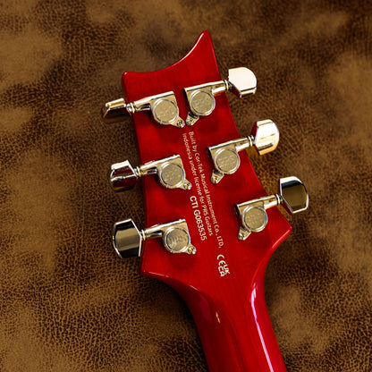 PRS SE Custom 24 Quilt 2025 - Present - Charcoal Cherry Burst