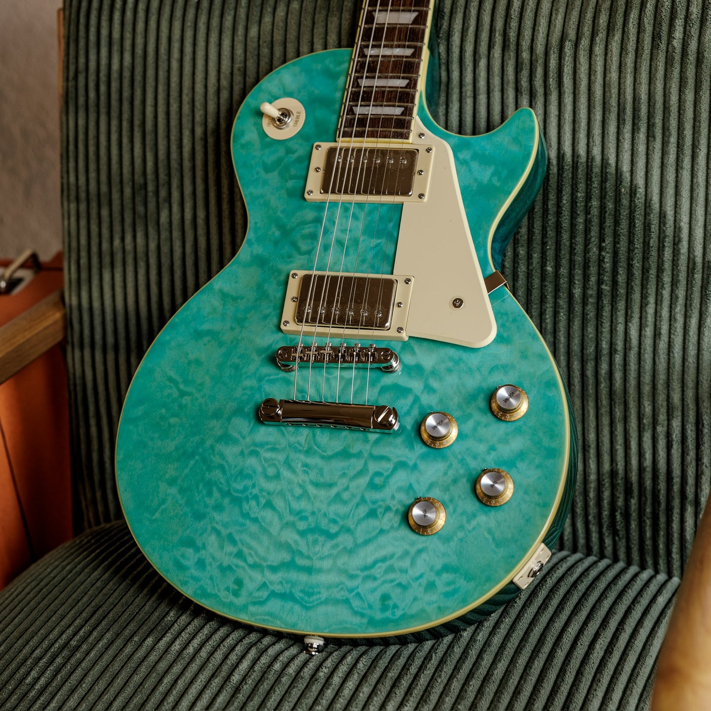 Epiphone Les Paul Standard '60s Quilt Top 2021 - 2025 - Transparent Blue