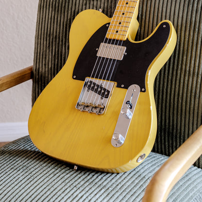 RARE Fender "Tele-bration" Limited Edition 60th Anniversary Vintage Hot Rod '52 Telecaster with Seymour Duncan '59 Humbucker, Maple Fretboard 2011 - Butterscotch Blonde