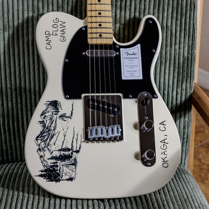 Fender Tyler, The Creator Signature Camp Flog Gnaw Standard Telecaster 2025 - Olympic White