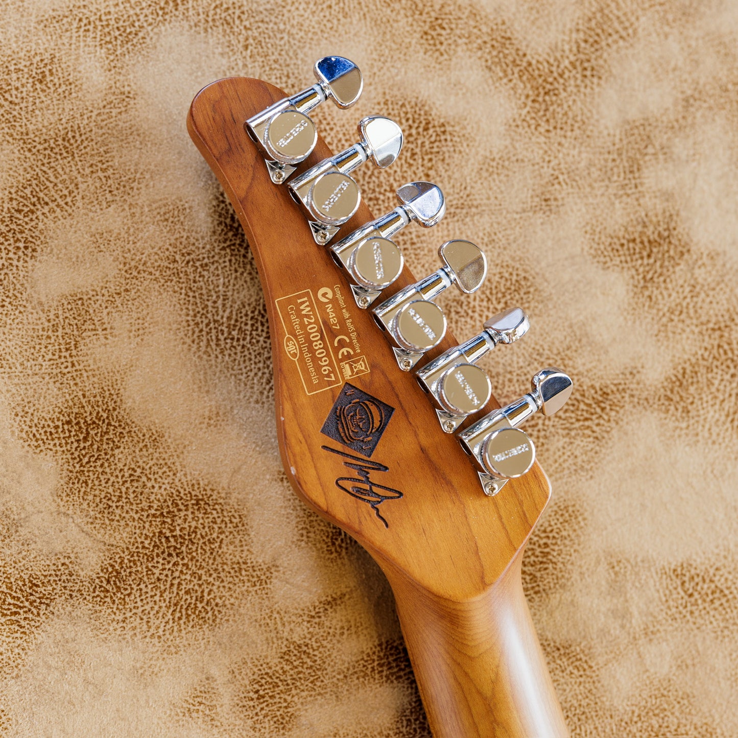 Schecter Nick Johnston Traditional with Roasted Maple Fretboard 2020 - Present - Atomic Orange