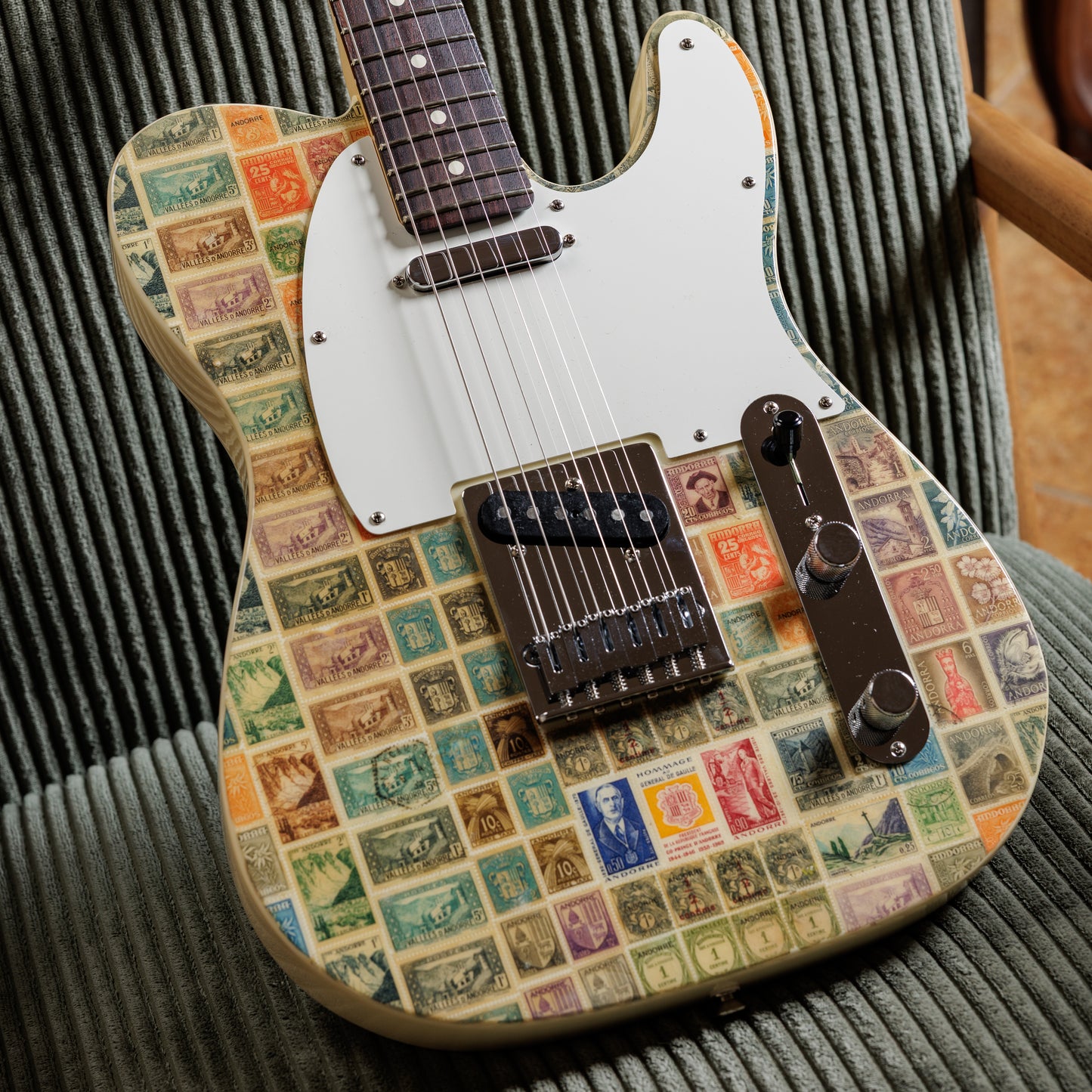 Fender Custom Shop Andy Mooney Telecaster 2021 - World Stamp Andorra