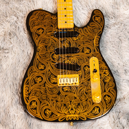 Fender James Burton US Signature Telecaster 1990 - 2006 - Black with Gold Paisley