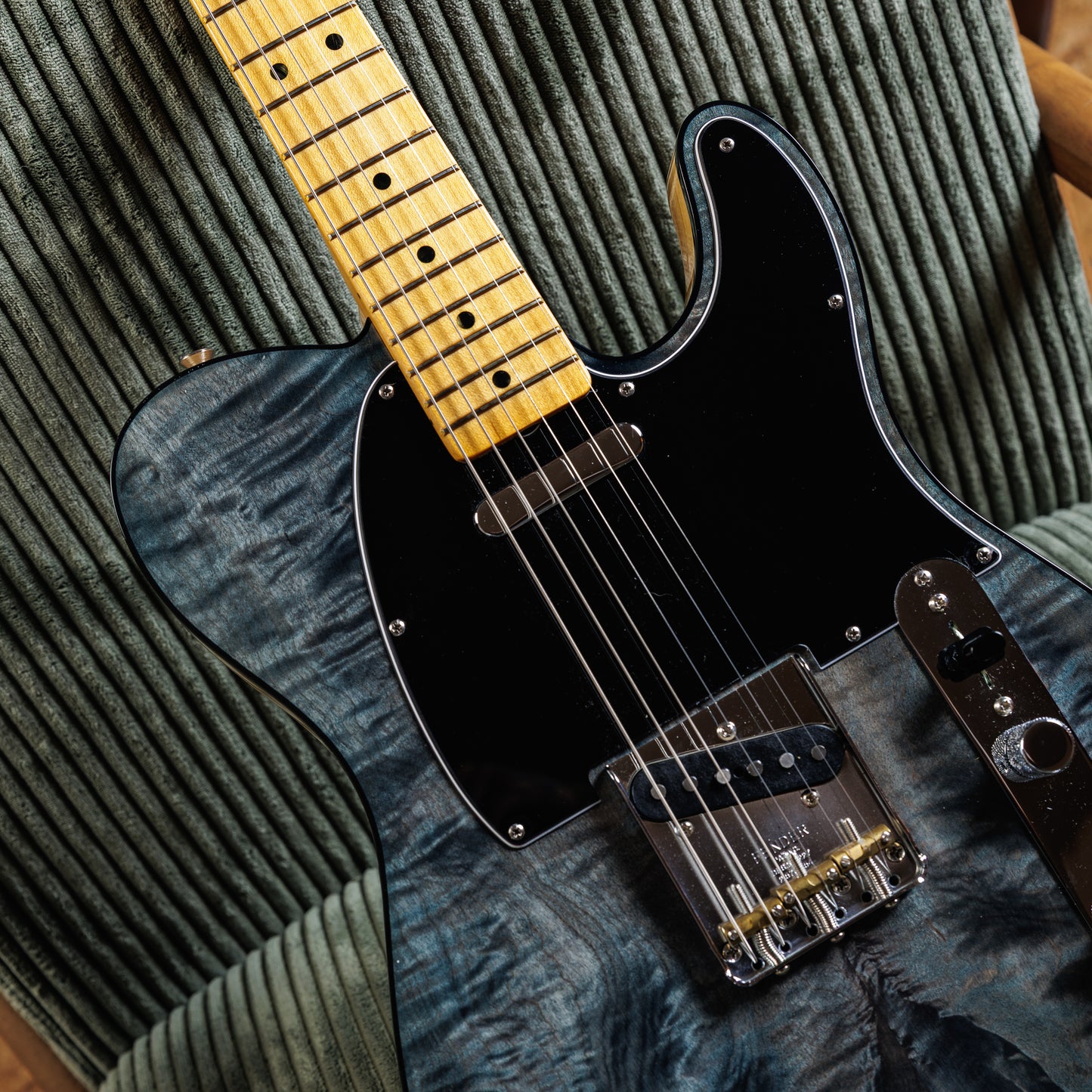 Fender Rarities Series Quilt Maple Top American Original '60s Telecaster with Maple Fretboard 2019 - Blue Cloud Burst
