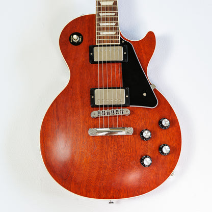 Gibson Les Paul Traditional Pro V Satin Mahogany Top 2020 - Satin Wine Red