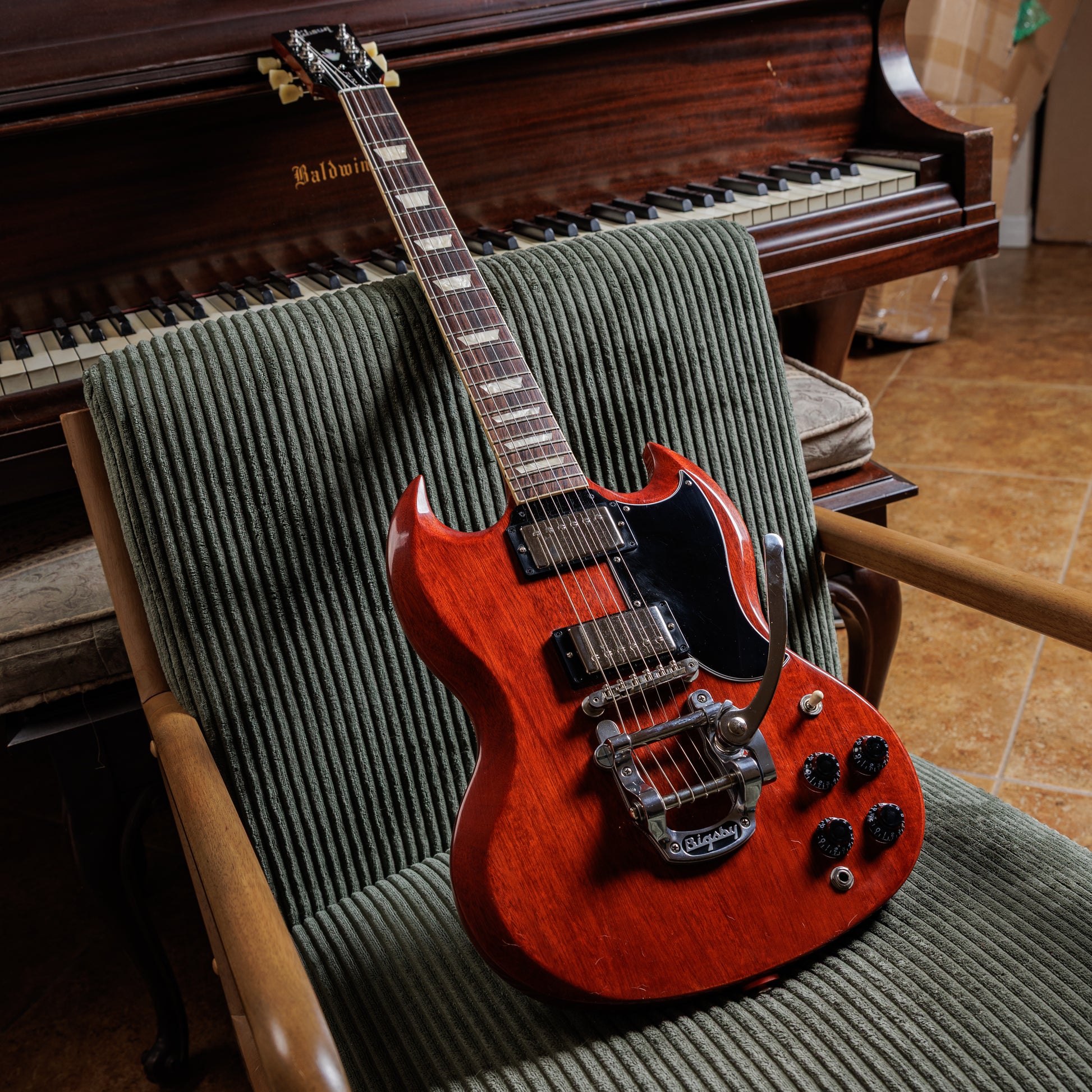 Gibson SG Standard '61 with Bigsby 2019 - Present - Vintage Cherry