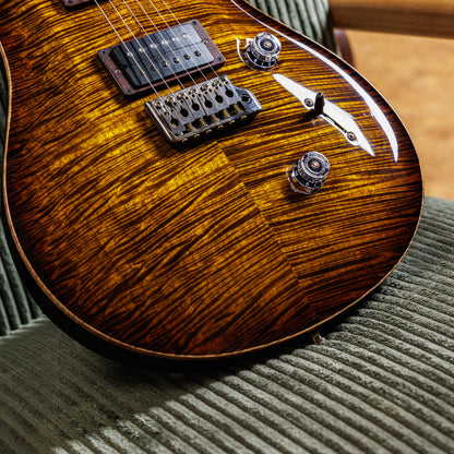 PRS Custom 24 Wood Library Black Gold Burst