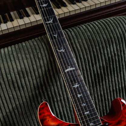 PRS SE Custom 24-08 Quilt 2025 - Present - Charcoal Cherry Burst