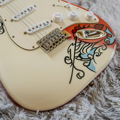 Fender Jimi Hendrix Artist Series Signature Monterey Stratocaster 2017 - 2018 - Monterey Graphic