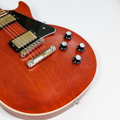 Gibson Les Paul Traditional Pro V Satin Mahogany Top 2020 - Satin Wine Red