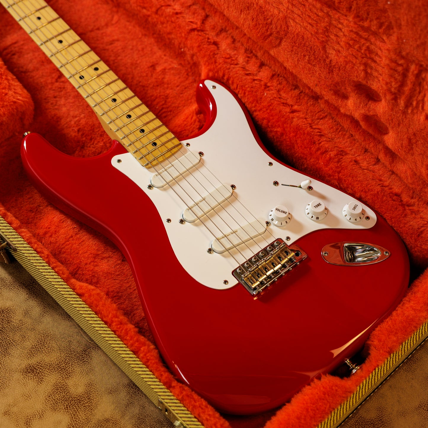 Fender Eric Clapton Artist Series Stratocaster with Lace Sensor Pickups 1999 - Torino Red