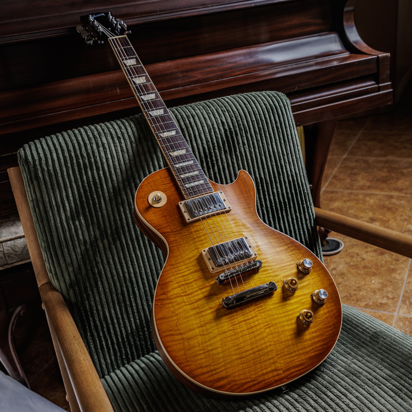 Gibson Kirk Hammett "Greeny” Les Paul Standard﻿﻿ 2023 - Present - Greeny Burst