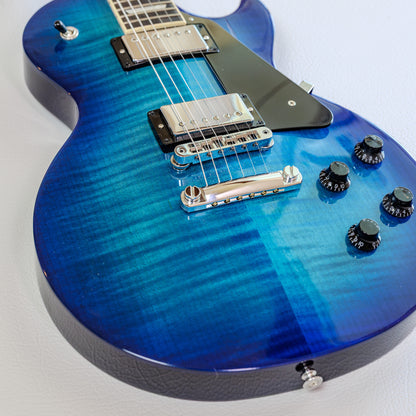 2024 Gibson Les Paul Studio Session – Cobalt Burst w/ Flame Top, Bound Board & OHGB