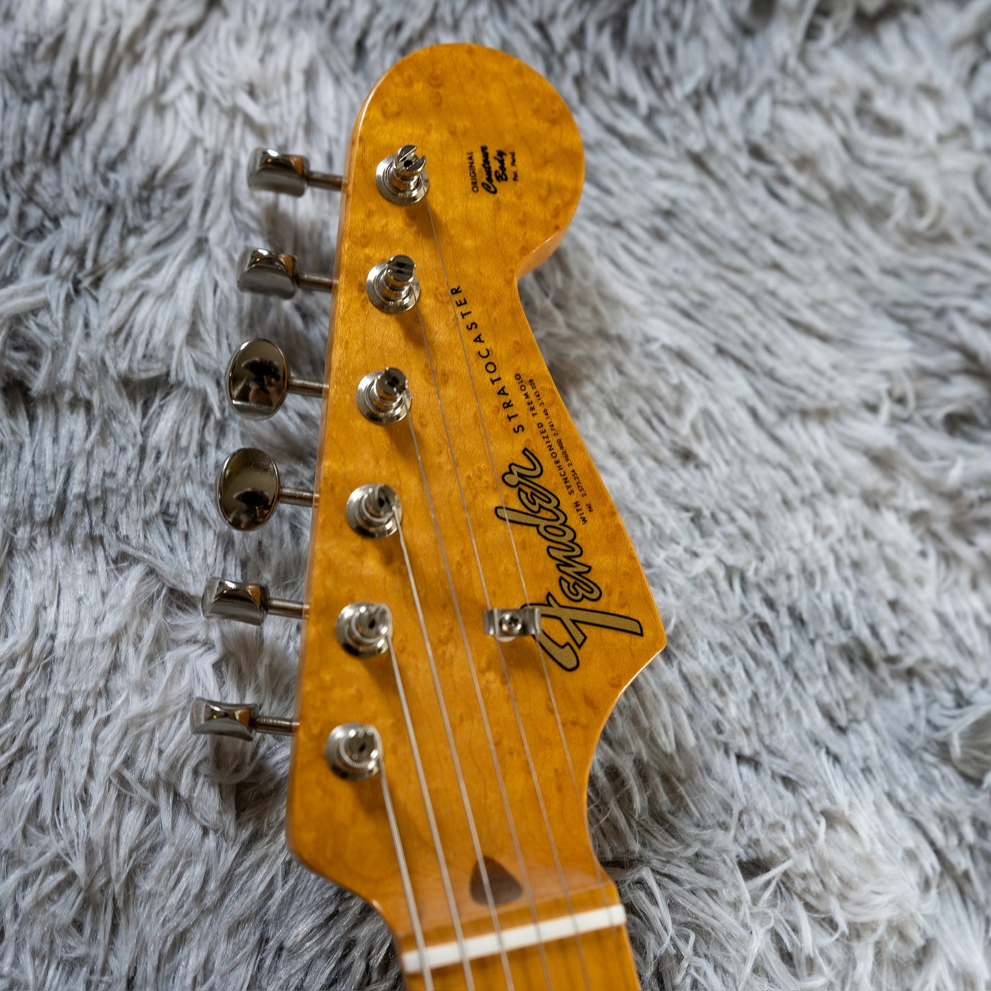 Clean Fender Rarities Series Flame Ash Top American Original '60s Stratocaster with Birdseye Maple Neck 2019 - Plasma Red Burst
