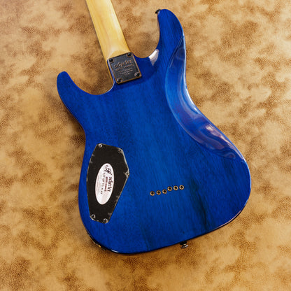 Schecter Omen Extreme-6 2010 - Present - Ocean Blue Burst