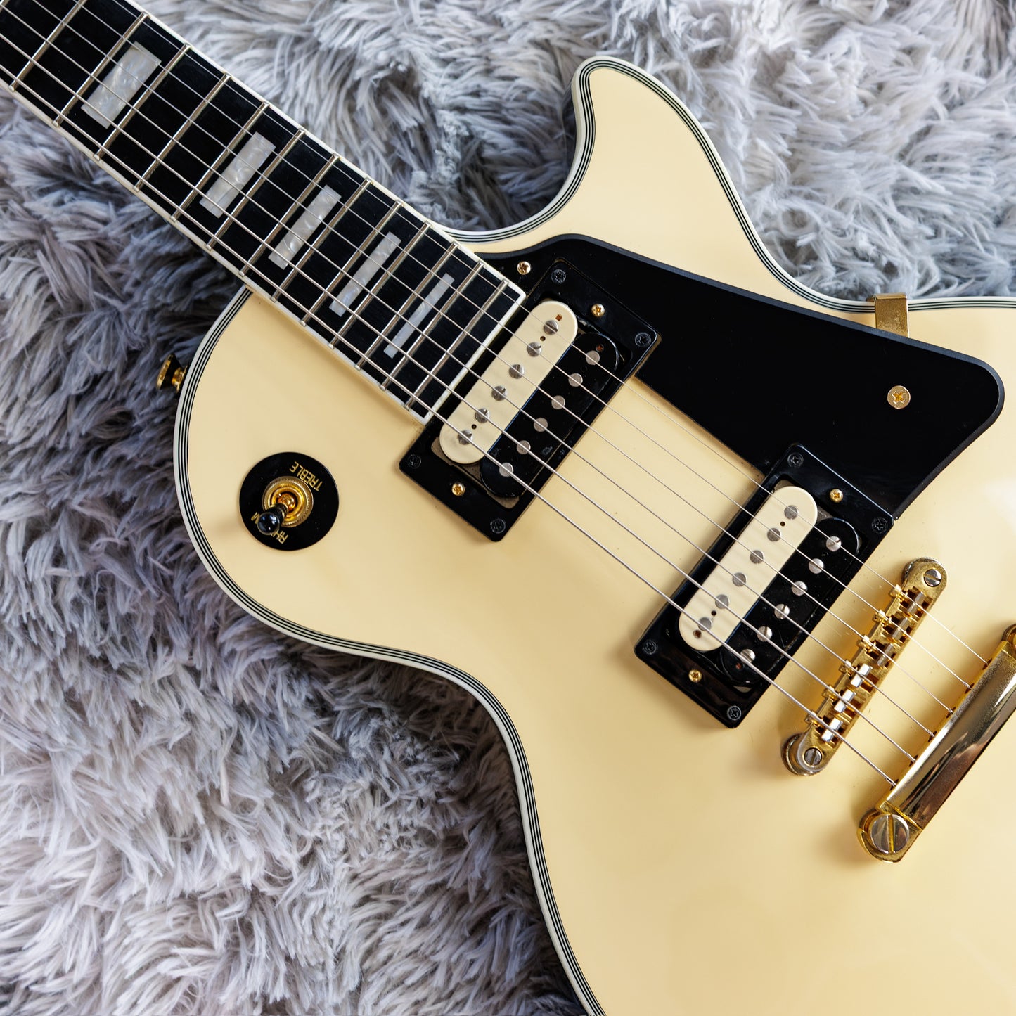 Epiphone Les Paul Custom Blackback PRO 2014 - 2019 - Antique Ivory