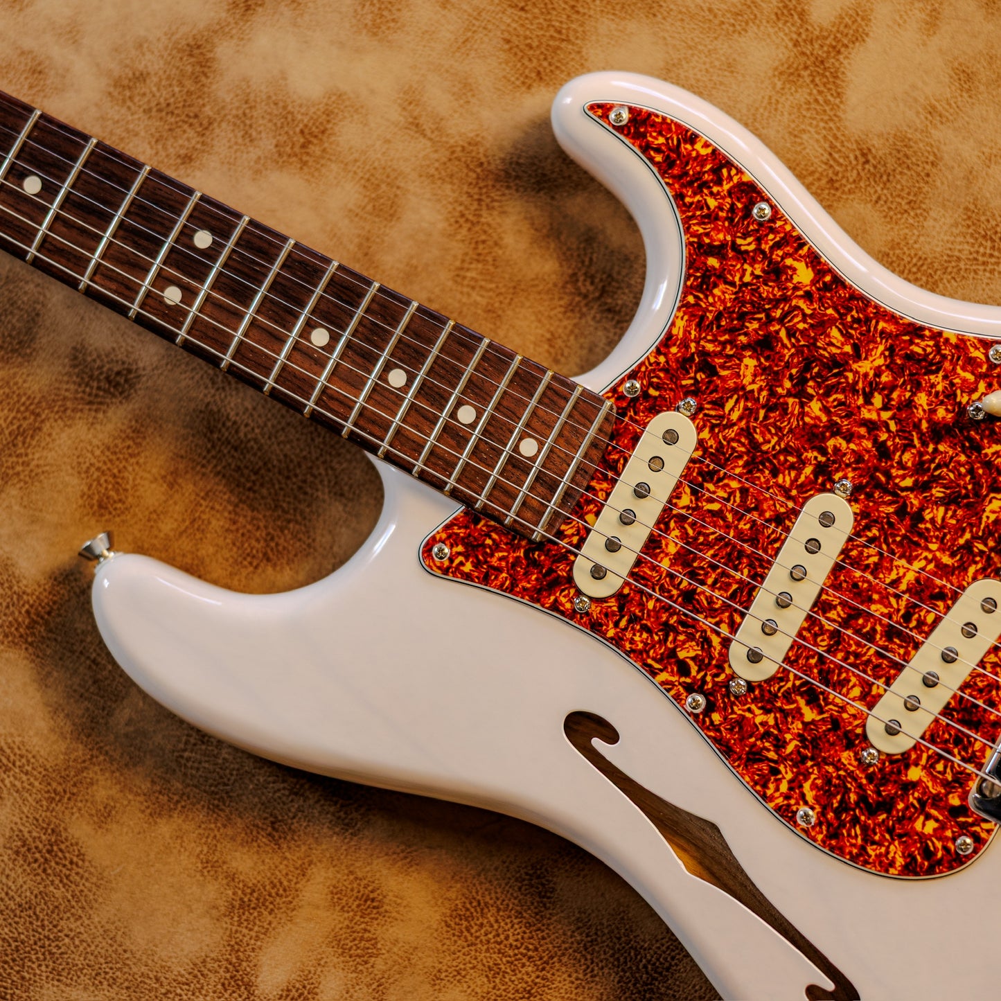 Fender American Professional II Stratocaster Thinline 2024 - Present - White Blonde