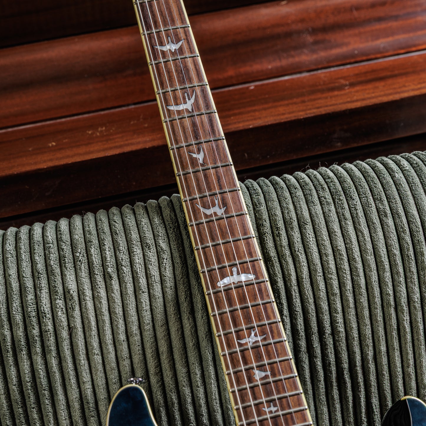 PRS SE Custom 24 Exotic Poplar Burl Limited Edition 2019 - 2020 - Whale Blue
