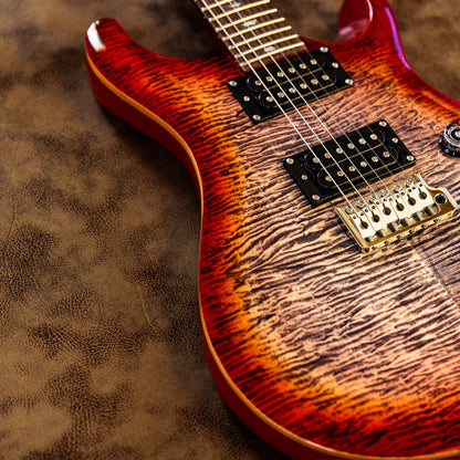 PRS SE Custom 24 Quilt 2025 - Present - Charcoal Cherry Burst