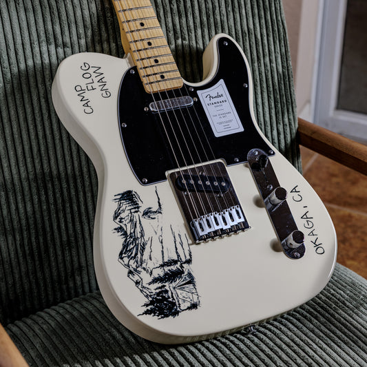 Fender Tyler, The Creator Signature Camp Flog Gnaw Standard Telecaster 2025 - Olympic White