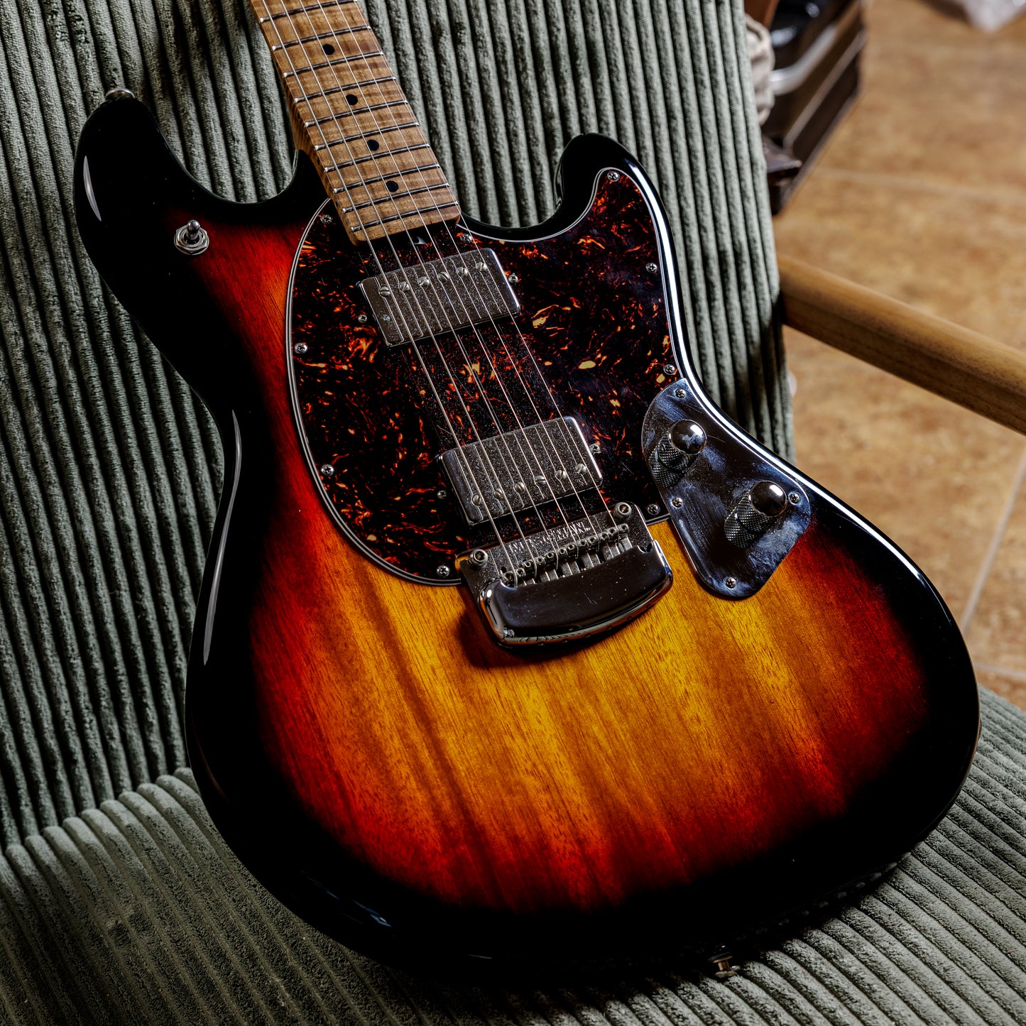 Ernie Ball Music Man StingRay RS with Maple Fretboard 2018 - 2020 - Burnt Amber