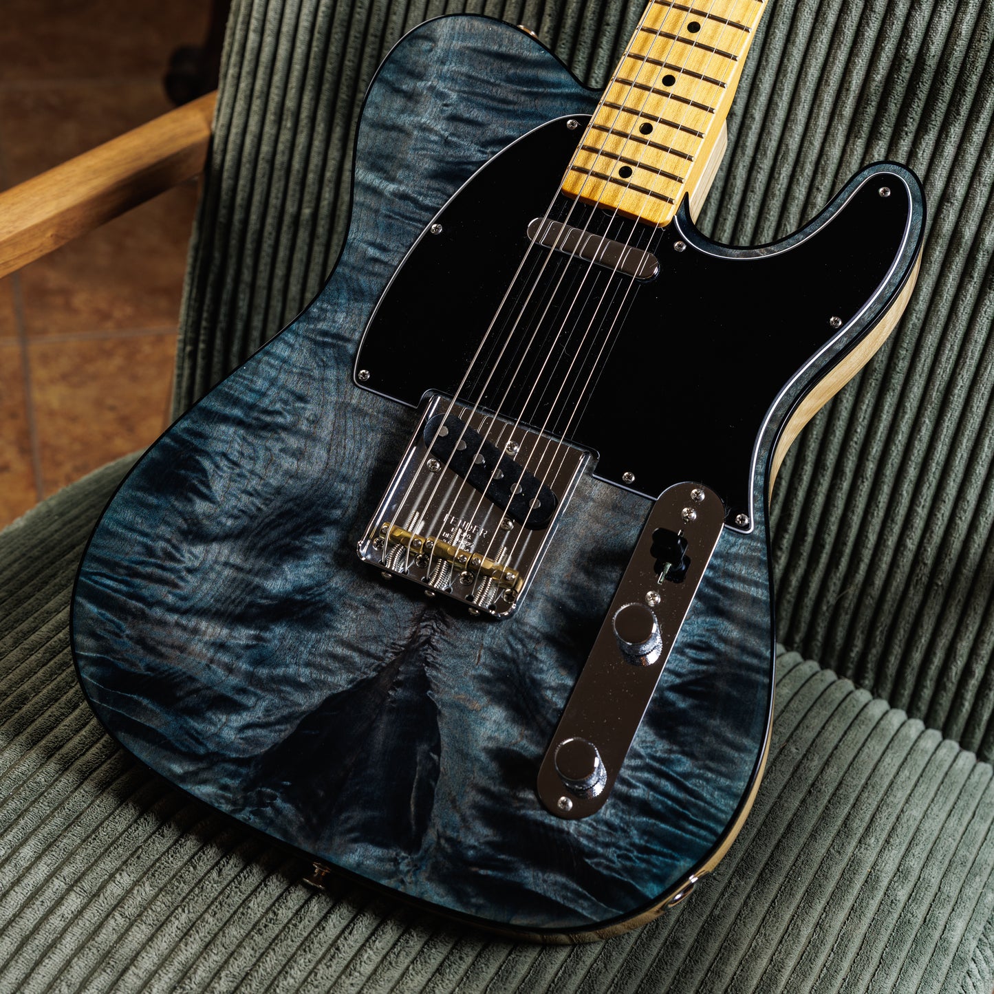 Fender Rarities Series Quilt Maple Top American Original '60s Telecaster with Maple Fretboard 2019 - Blue Cloud Burst
