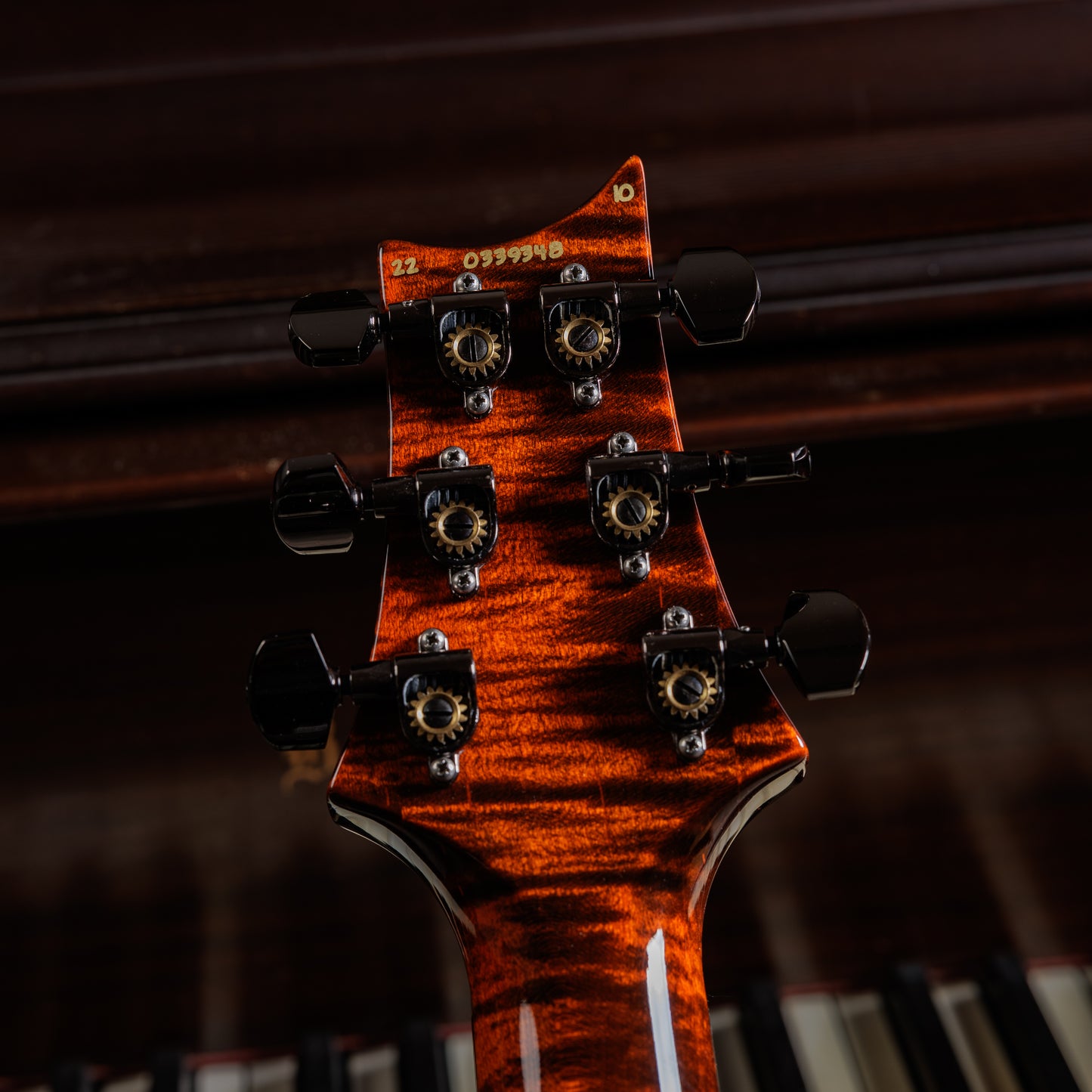 PRS Custom 24 Semi-Hollow Wood Library 10-Top