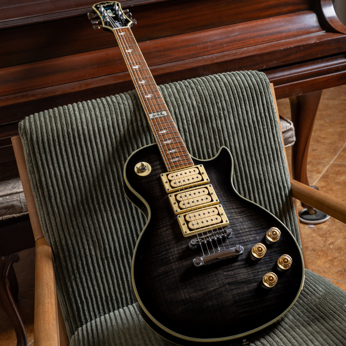 Epiphone Ace Frehley Signature Les Paul 2002 - Trans Blackburst