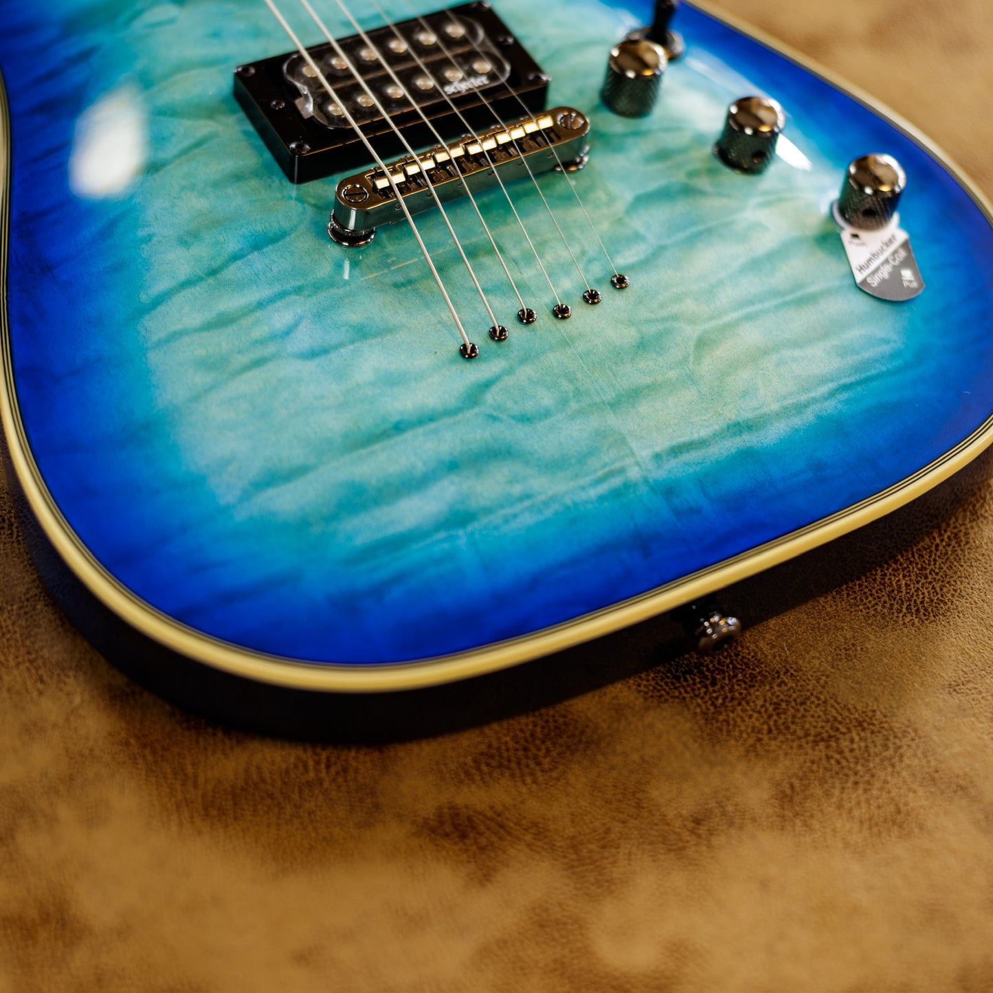 Schecter Omen Extreme-6 2010 - Present - Ocean Blue Burst