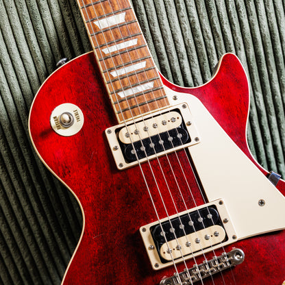 Gibson Les Paul Traditional Pro V Satin 2019 - Satin Wine Red