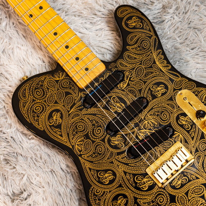 Fender James Burton US Signature Telecaster 1990 - 2006 - Black with Gold Paisley