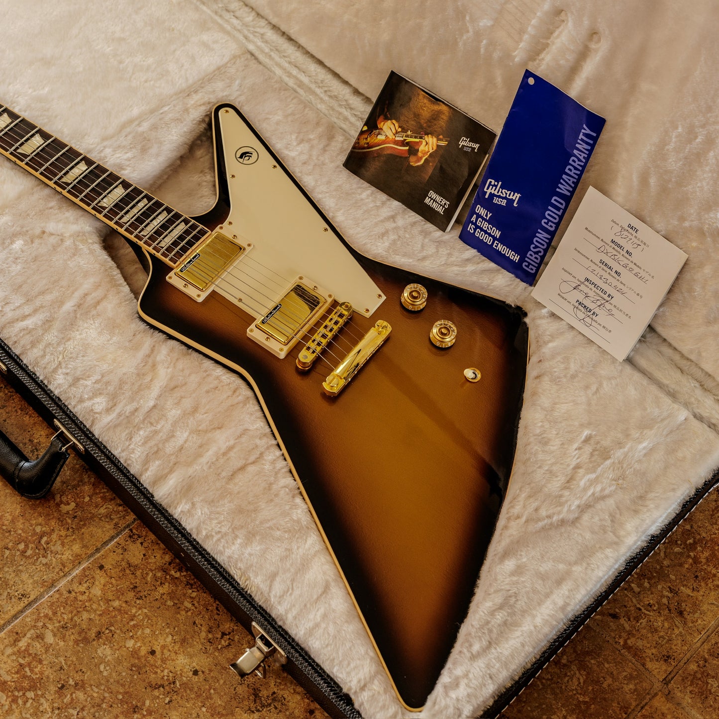 Gibson Bill Kelliher "Golden Axe" Explorer 2013 - Gold Burst