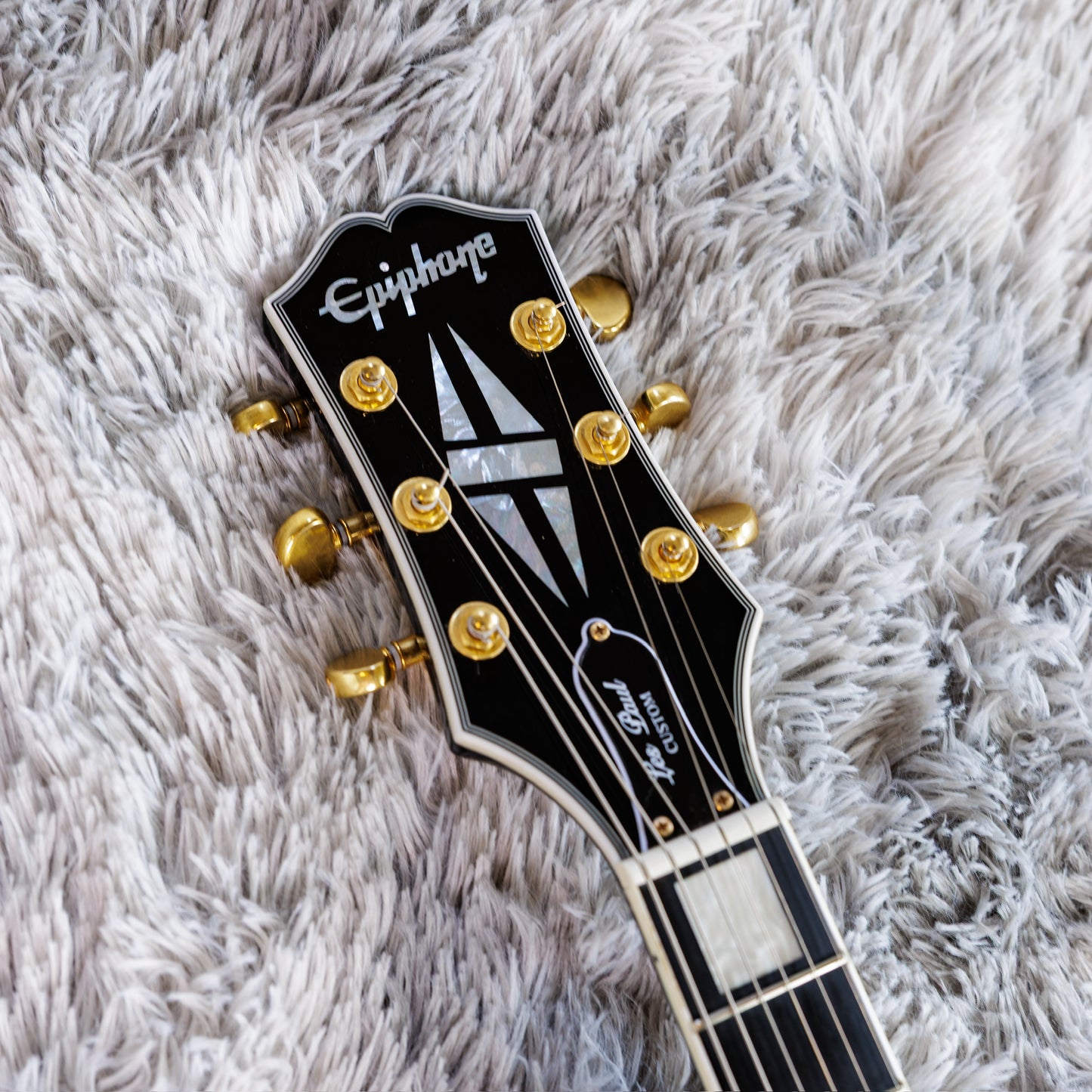 Epiphone Les Paul Custom Blackback PRO 2014 - 2019 - Antique Ivory
