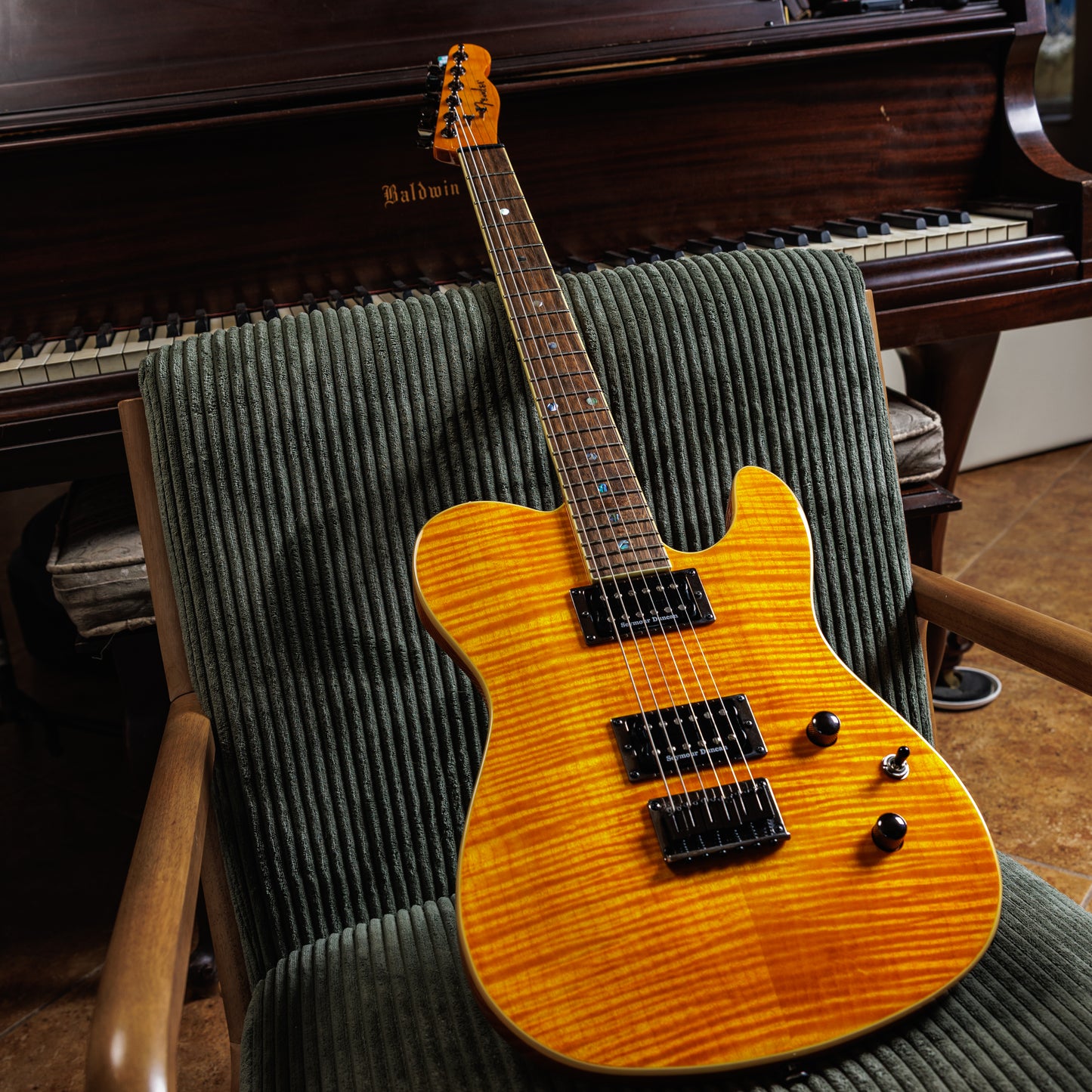 Fender Special Edition Custom Telecaster FMT HH with Laurel Fretboard 2019 - Present - Amber