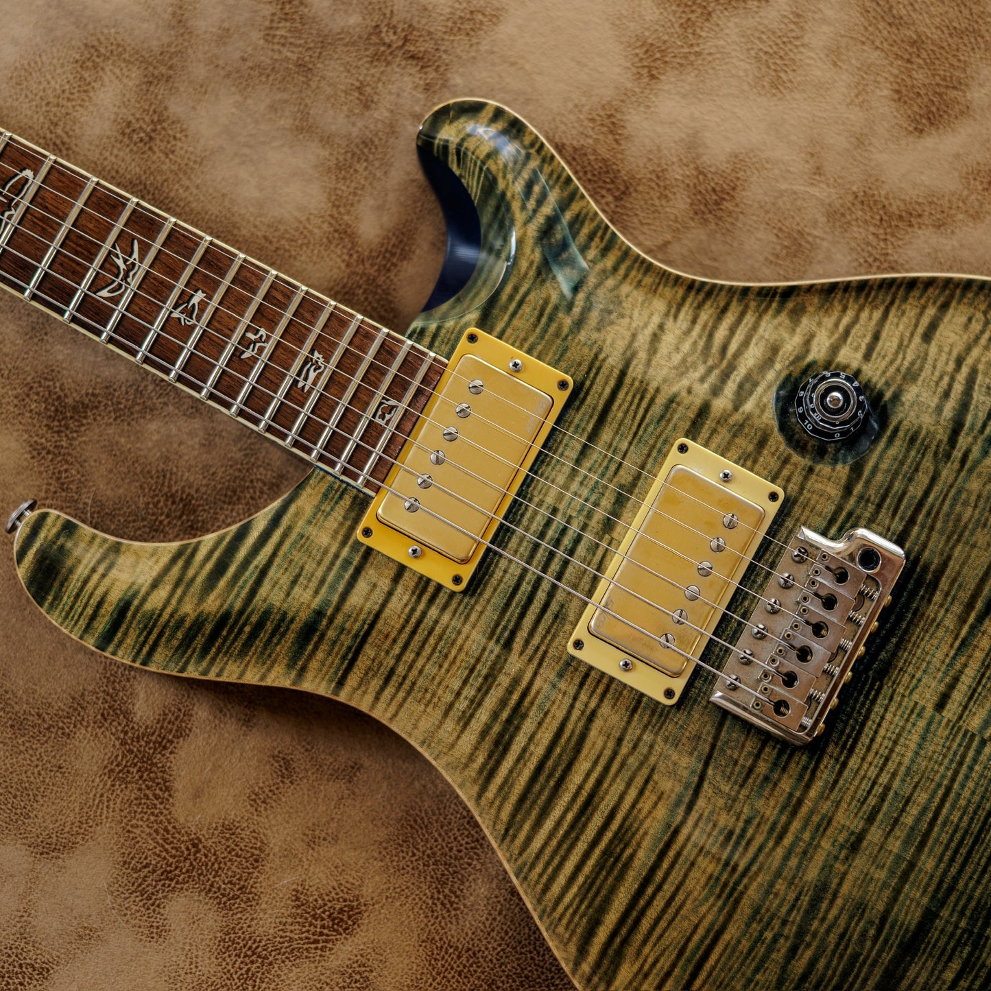 STUNNING PRS 25th Anniversary Custom 24 10-Top 2010 - Faded Whale Blue