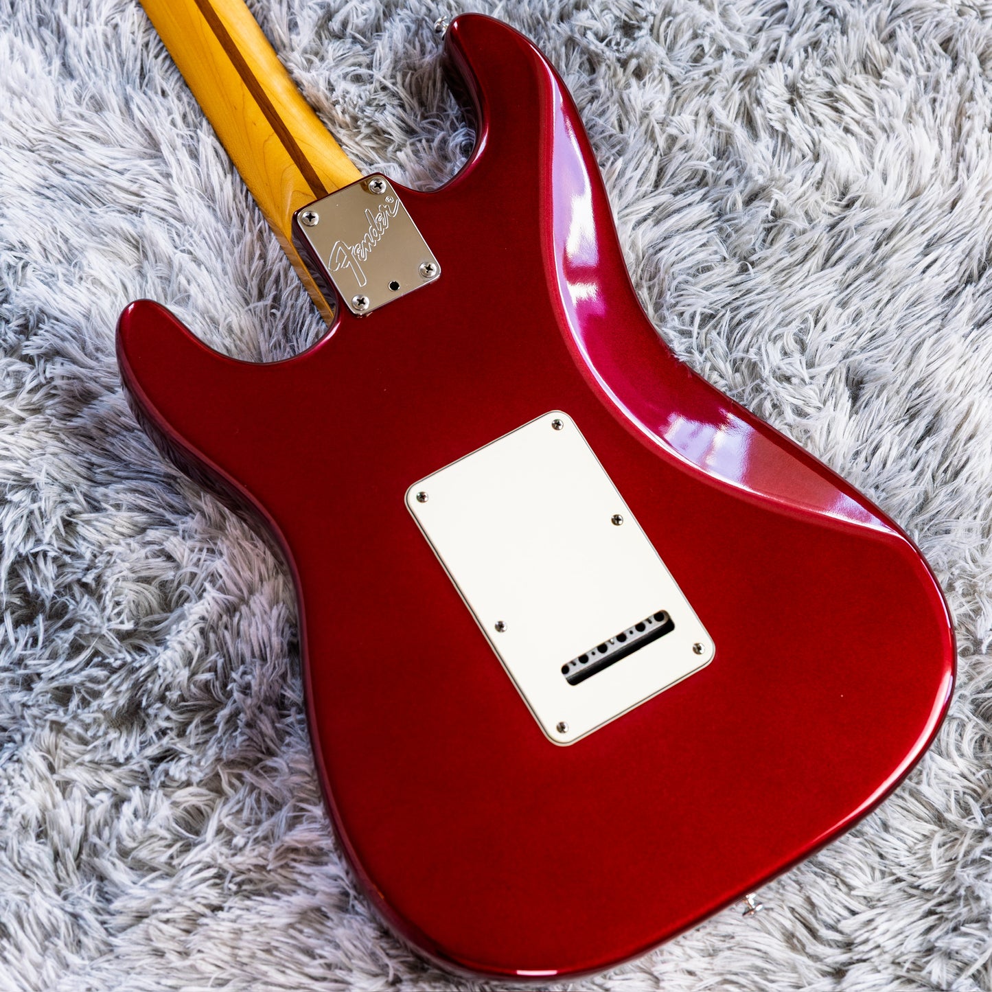 Fender American Standard Stratocaster with Maple Fretboard 1991 - Frost Red