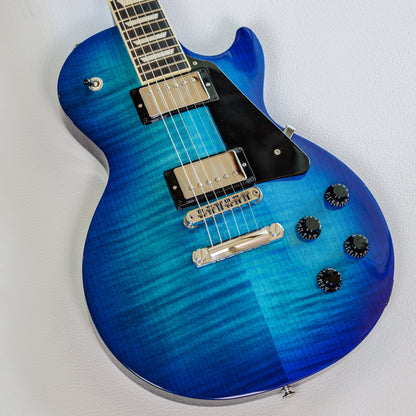 2024 Gibson Les Paul Studio Session – Cobalt Burst w/ Flame Top, Bound Board & OHGB