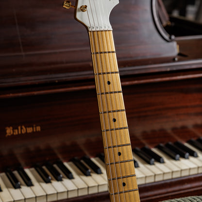Fender Custom Shop 1959 Stratocaster NOS Olympic White / HLE Gold Lace Sensors